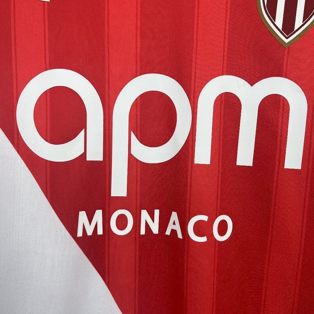 Maillot AS Monaco - Monaco Maillot Domicile 2025-2026 – Image 3