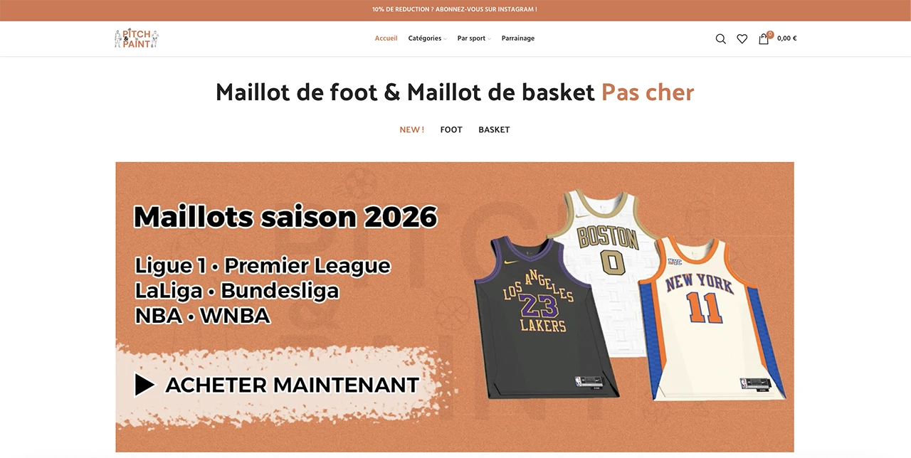 site de maillots pas chers